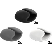Delock Cable Holder Clip Set 6 pieces