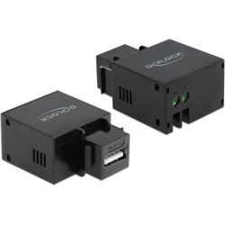 Delock Keystone Module USB Type-A Charging Port 2.1 A black