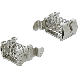 Delock Shield Clamp for DIN Rail - Cable diameter 10 - 20 mm