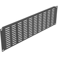 Delock 19″ Network Cabinet Panel with ventilation slots horizontal 3U black
