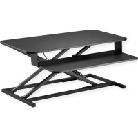 Adjustable Desktop Workstation, Sit-Stand Up, melns, Value