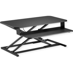 Adjustable Desktop Workstation, Sit-Stand Up, melns, Value