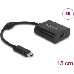 Delock USB Type-C™ Adapter to HDMI (DP Alt Mode) 8K with HDR function black