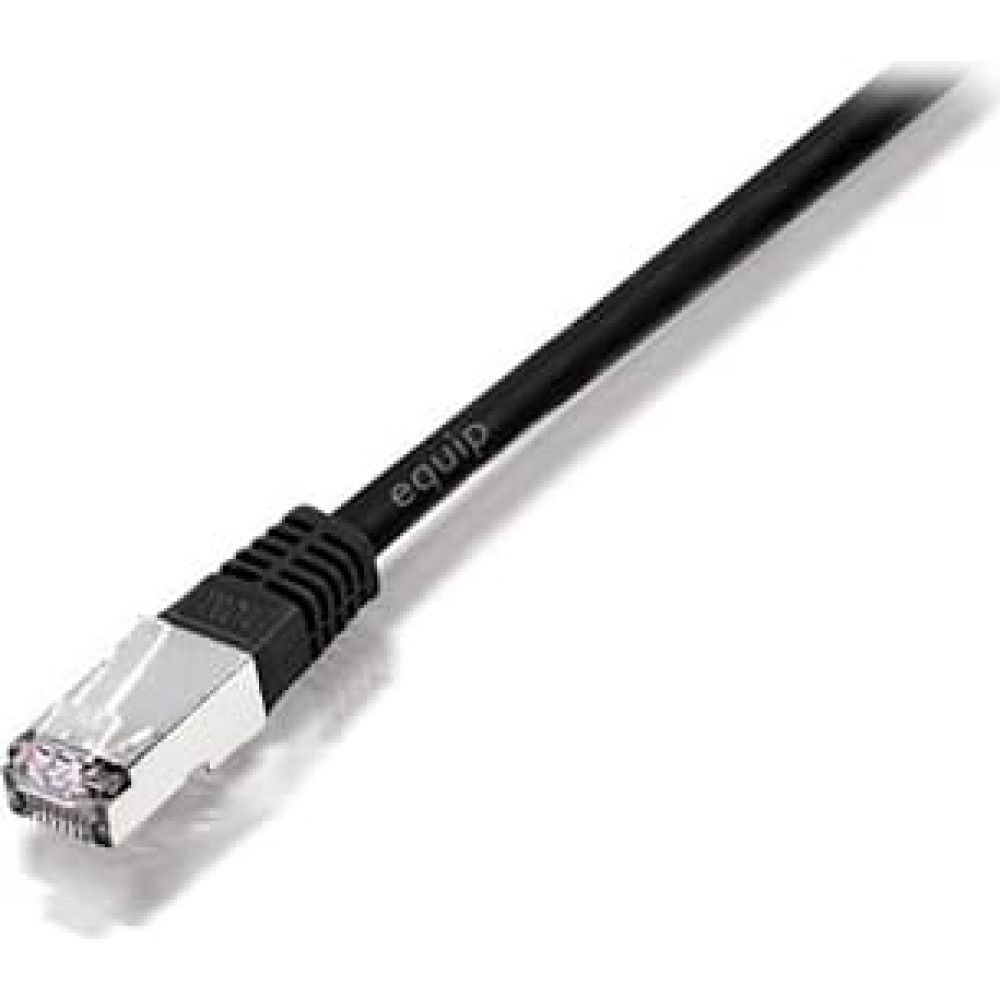 Equip Patchkabel Cat5e Crossover SF/UTP 2xRJ45  5.00m schwar Polybeutel