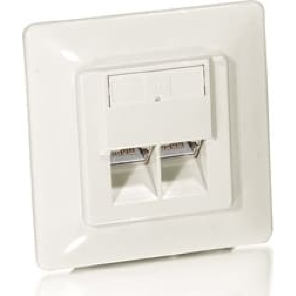 Equip 125721 kontatkligzda RJ-45 Balts