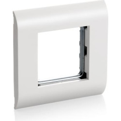 Equip Unterputzdose Frontplatte French Modular 45x45 RAL9010 Polybeutel