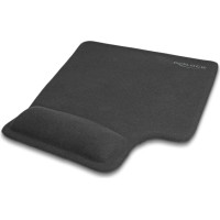 Delock Ergonomic Mouse Pad with Gel Wrist Rest left-hander black