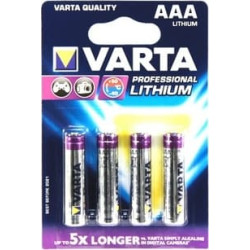 Varta Batterie LITHIUM AAA                              4St.