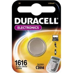 Duracell Batterie Knopfzelle CR1616 3.0V Lithium        1St.