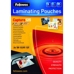 Fellowes Laminierfolie SuperQuick A4 125Mikron glänzend 100P