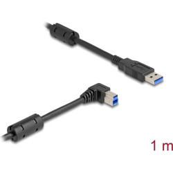 Delock USB 5 Gbps Cable Type-A male to Type-B male 90° right angled 1 m
