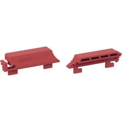 Bachmann PDU locking clips, for C13 sockets, Set of 12, red