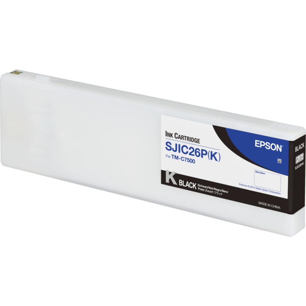 Epson SJIC26P(K): Ink cartridge for ColorWorks C7500 (Black)