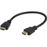 Aten High Speed True 4K HDMI Cable with Ethernet, black, 0.3 m