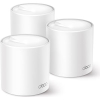 Tp-Link Deco X50 (3-pack) Divkāršā frekvenču josla (2.4 GHz / 5 GHz) Wi-Fi 6 (802.11ax) Balts Iekšējs
