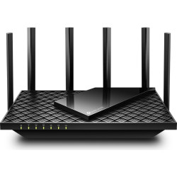Tp-Link Archer AXE75 bezvadu rūteris Tīkls Gigabit Ethernet Trīs diapazoni (2,4 GHz / 5 GHz / 6 GHz) Melns