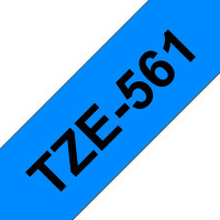 Brother TZE-561 marķēšanas lenta Melns uz zila