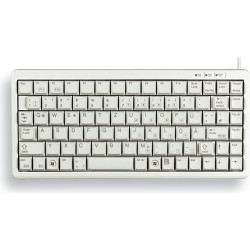 Cherry Compact Keyboard, QWERTY, 83 keys, Combi USB/PS2, Light Grey