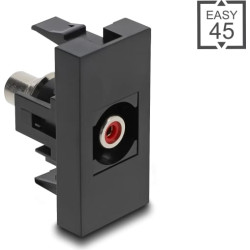 Delock Easy 45 Module RCA female to RCA female red / black
