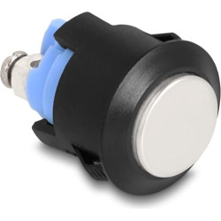 Delock Push Button for Installation 16 mm 2 x Screw Terminal actuator high plastic snap in assembly