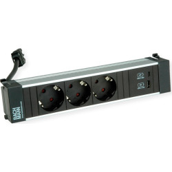 Bachmann POWER FRAME M 3xCEE7/3, USB A&C 22W Charger 0.2m GST18