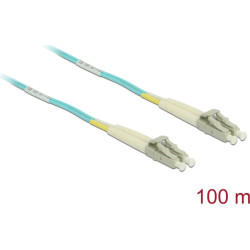 Delock Cable Optical Fibre LC Duplex Multi-mode OM3 100 m
