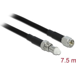 Delock Antenna Cable FME Jack > SMA Plug RG-58 7.5 m