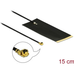 Delock LPWAN Antenna I-PEX Inc., MHF® I plug -2.63 dBi 1.13 15 cm FPC internal self-adhesive