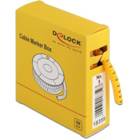 Delock Cable Marker Box, No. 5, yellow, 500 pieces