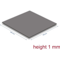 Delock Thermal Conductive Pad 100 x 100 x 1 mm for M.2 modules 3.2 W/mK - Low Oil Bleeding