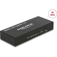 Delock HDMI UHD Splitter 1 x HDMI in > 4 x HDMI out 4K