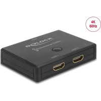 Delock HDMI 2 - 1 Switch bidirectional 4K 60 Hz