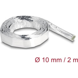 Delock Cable Sleeve made of glass fiber and aluminium 2 m x 10 mm