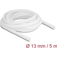 Delock Braided Sleeve self-closing 5 m x 13 mm white