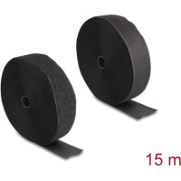 Delock Heavy-duty Hook-and-Loop tape L 15 m x W 50 mm black