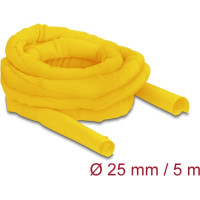 Delock Woven Sleeve self-closing heat-resistant 5 m x 25 mm yellow