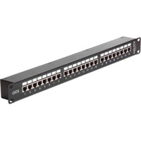 Delock 19 Coupler Patch Panel 24 Port Cat.6