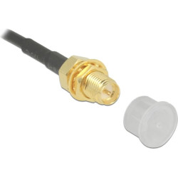 Delock Dust Cover for SMA plug 10 pieces transparent
