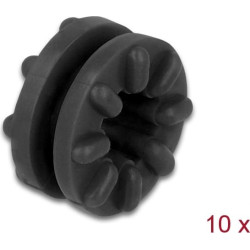 Delock Anti vibration grommet black 10 pieces