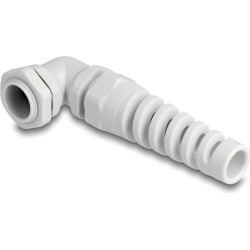 Delock Cable Gland with strain relief 90° angled PG11 grey
