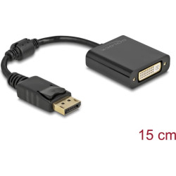 Delock Adapter DisplayPort 1.1 male to DVI female Passive black