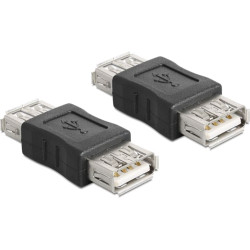 Delock Adapter Gender Changer USB-A female - USB-A female