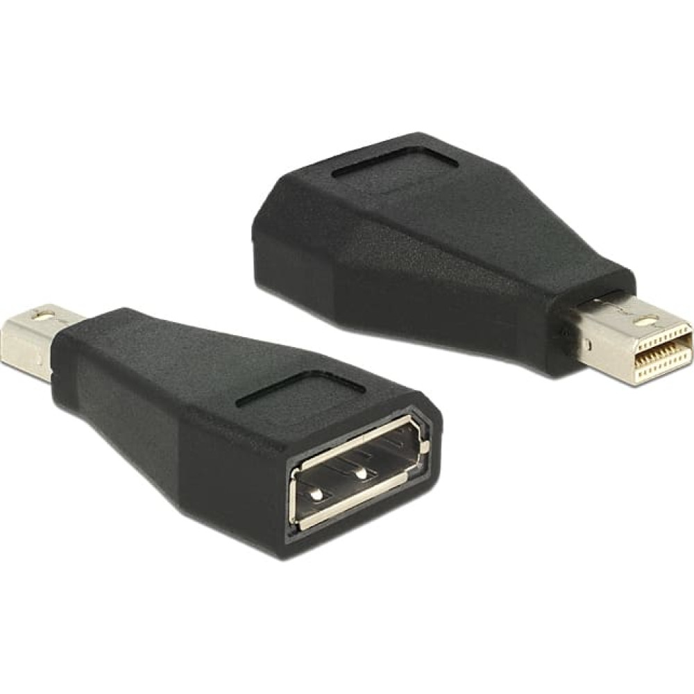 Delock Adapter mini DisplayPort 1.2 male > DisplayPort female black