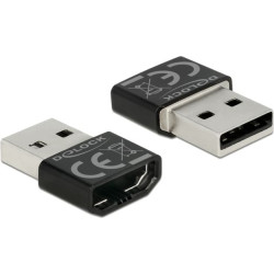 Delock Adapter HDMI-A female  USB Type-A male black