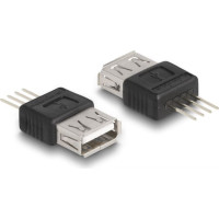 Delock Adapter USB 2.0 Type-A female to 4 pin