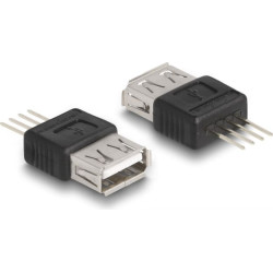 Delock Adapter USB 2.0 Type-A female to 4 pin