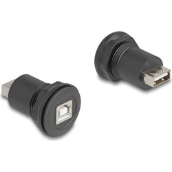 Delock USB 2.0 Type-B to USB 2.0 Type-A built-in connector black