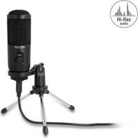 Delock USB Condenser Microphone with Stand 24 Bit / 192 kHz for PC and Laptop