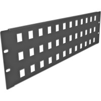 Delock 19″ Keystone Patch Panel 48 port 3U black