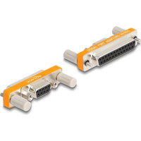 Delock Adapter D-Sub 9 pin female with nuts to D-Sub 25 pin female with screws